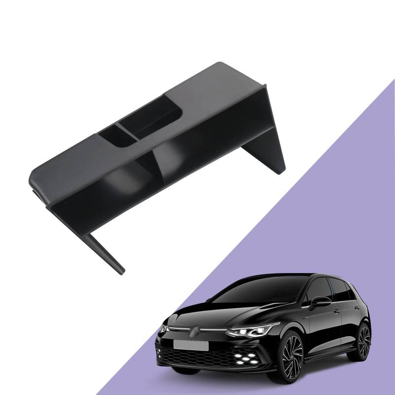 ZCLINKO Kompatibel mit VW Golf 8 MK8 GTI GTD GTE 2020-2023 2024 2025 Mittelkonsole Armlehne Aufbewahrungsbox Mittelarmlehne Organizer Tray Auto Innen Zubehör von ZCLINKO