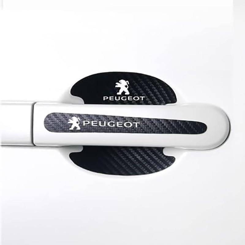 Auto Türgriff Schutzfolie für Peugeot 3008,Autotürschutz Antikollisionsstreifen Griffmulden/Griffschalen Aufkleber von ZCNDGHMQ