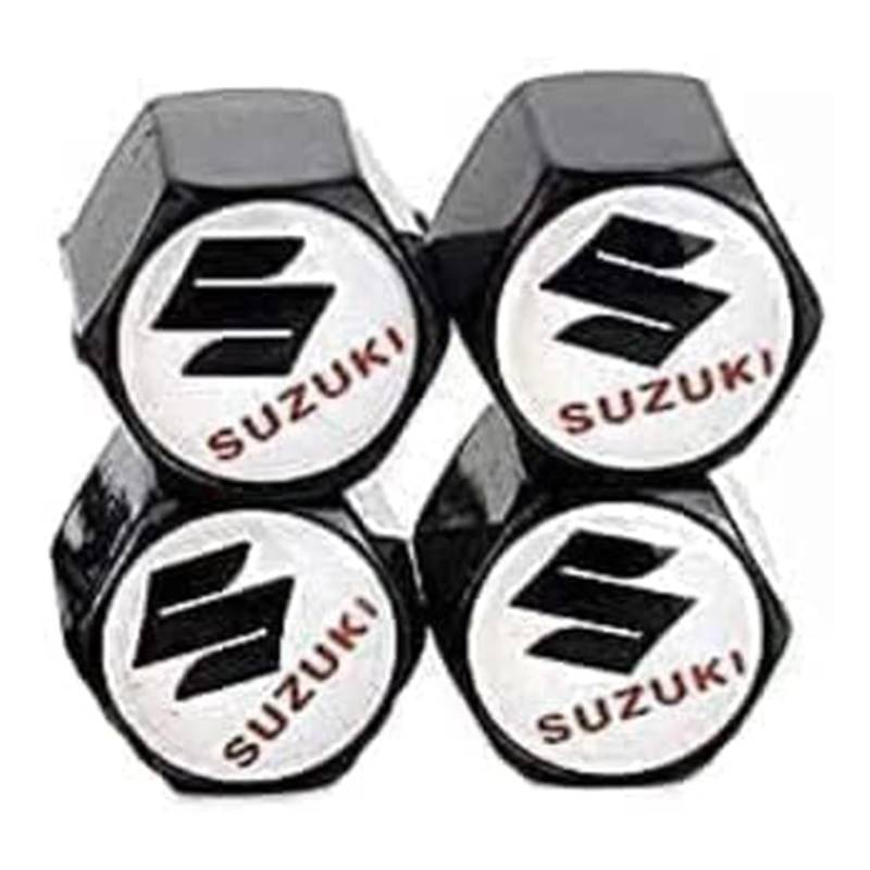 Reifen Ventilkappen für Suzuki Swift Sx4 Vitara Jimny S Cross,Autoreifen Ventilkappen Auslaufsichere Staubschutz Kappen Multifunktion Staubkappen von ZCNDGHMQ