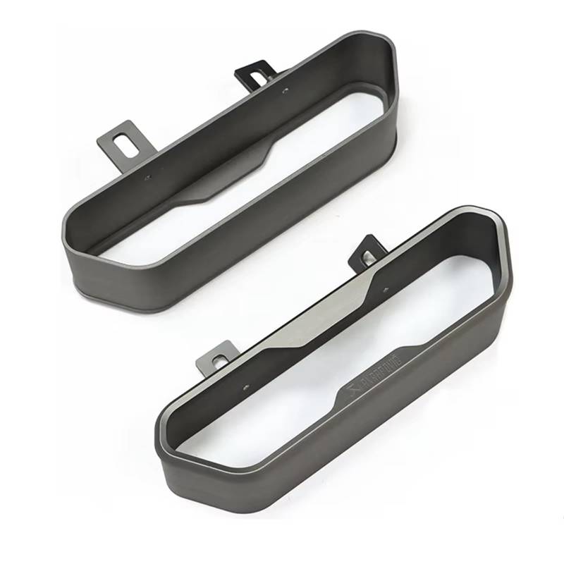 Auspuff Endrohr Für Benz G Klasse G63 G500 G55 W463 Schalldämpfer Spitze Abgasanlage Düse Alu Endrohr 2 Teile/los Auto Exahaust Spitze Auto Auspuffrohr(Gray) von ZCera