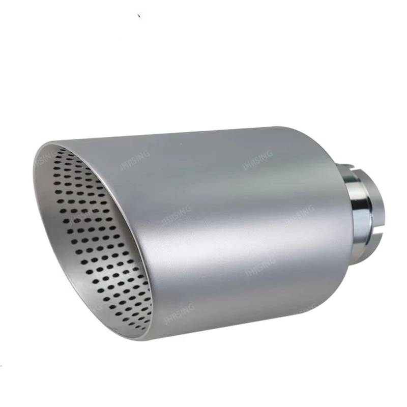 Auspuff Endrohr Für Golf Für GTI Düse 1 stück Upgrade 304 Auspuff Spitze Universal Auto Dekoration Schalldämpfer Spitze Auto Auspuffrohr(ID60-OD114mm) von ZCera