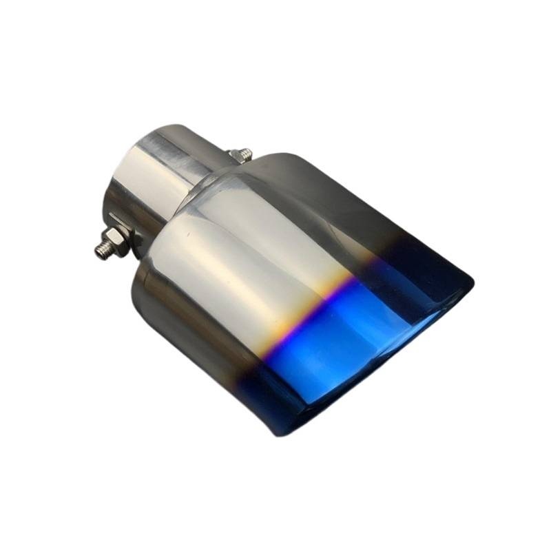 Auspuff Endrohr Für HAVAL H1 H2 H3 H5 H6 H7 H8 H9 Für M4 M6 Auto Styling Auspuff Rohr Fall Auto Auspuffrohr(B Type Straight Blue) von ZCera
