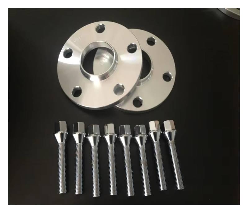 ZCera Spurverbreiterungen Für E36 E46 E60 E61 + Konische Radschrauben 2 Stück 12 Mm/15 Mm/20 Mm Hubcentric Spurverbreiterungen Adapter 5x120 CB 72,56 Mm Spurplatten(20mm) von ZCera
