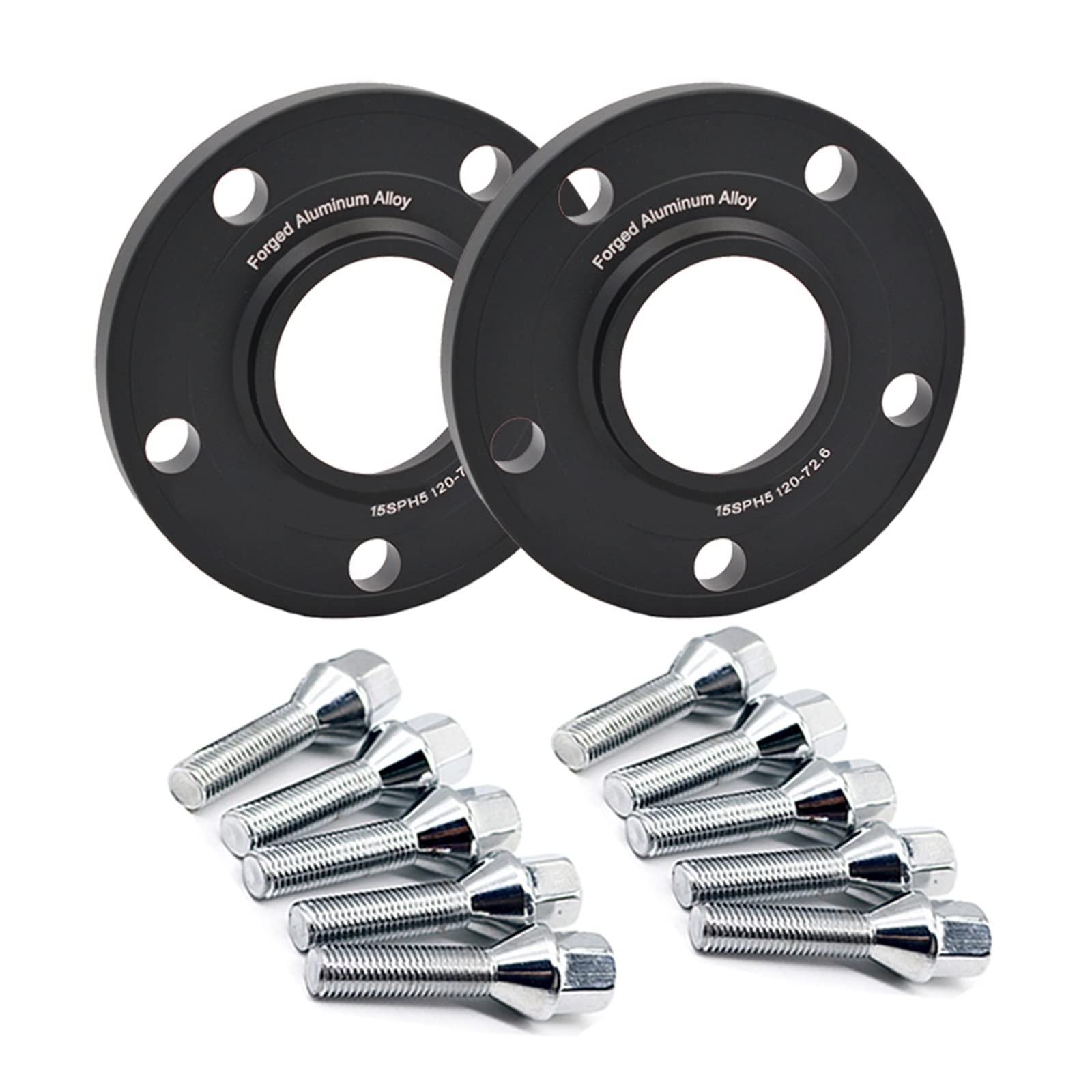 ZCera Spurverbreiterungen Für E90 Für M1 Für M3 Für M6 E36 E65 5x120 Spurverbreiterungen 72,6mm Centric Rad Dichtung Flansch Radnabe Adapter + Radmutter Rad Spacer Spurplatten(20mm 45mmM12x1.5) von ZCera