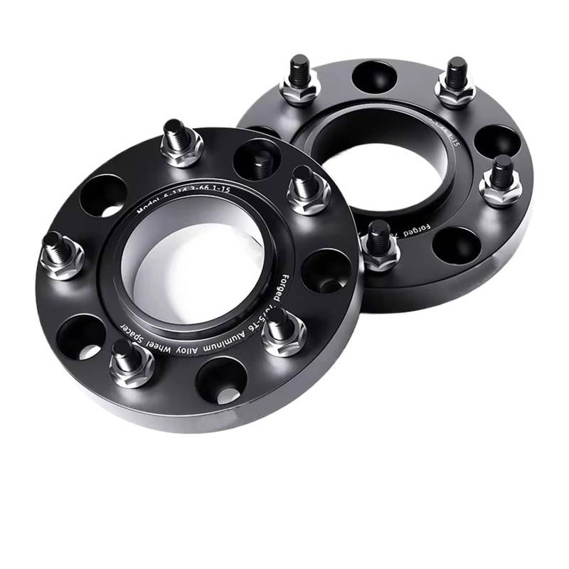 ZCera Spurverbreiterungen Für Geely Für Coolray 2022 2023 2024 2/4 Stück 5x114,3 54,1 M12 X 1,5 Rad Spacer Aluminium Legierung Nabe Verbreiterten Adapter Spurplatten(2Pieces 25mm) von ZCera
