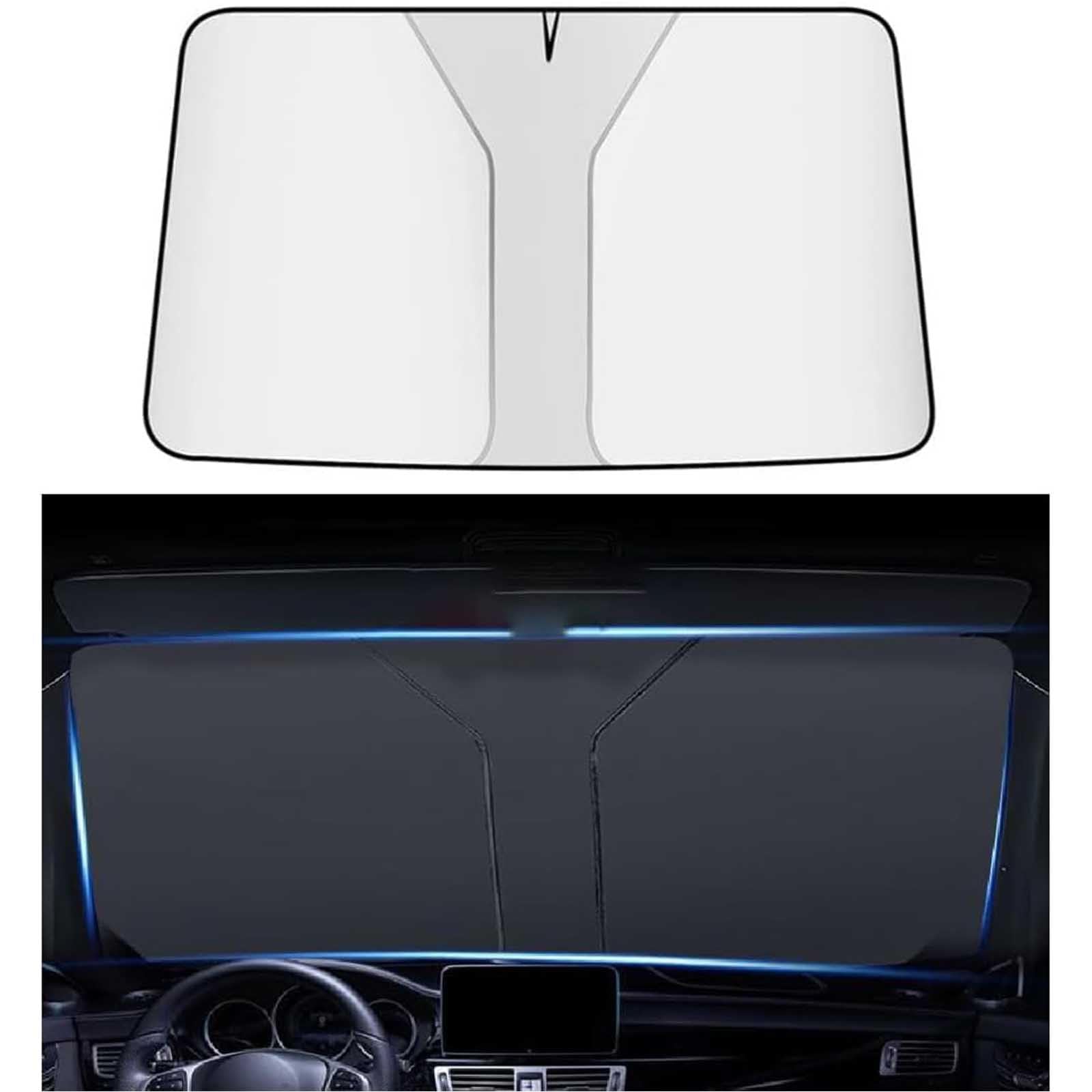 Auto Windschutzscheibe Sonnenblende für BMW 3 Series 2013-2019, Windschutzscheiben-Sonnenschutz Auto-Sonnenschutz innen vollständige,Silver Auto Windschutzscheibe Sonnenblende für BMW 3 Series 2013-2019, Windschutzscheiben-Sonnenschutz Auto-Sonnenschutz innen vollständige,Silver von ZDDYUU