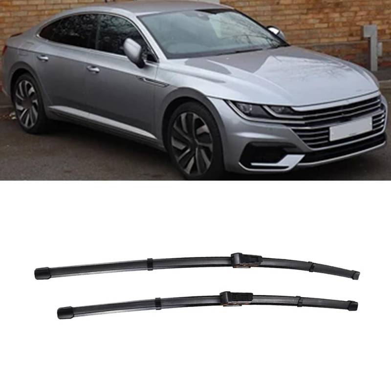 Frontscheibenwischer für Arteon 2017-2023 26"+18",Windschutzscheibe sauberes Fenster Auto-Regenbürsten Wischerblatt Gummistreifen Zubehör von ZDDYUU