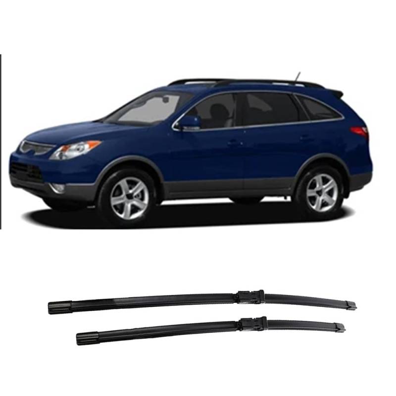 Frontscheibenwischer für Hyundai Veracruz IX55 2006-2012 24''+20'',Windschutzscheibe sauberes Fenster Auto-Regenbürsten Wischerblatt Gummistreifen Zubehör von ZDDYUU