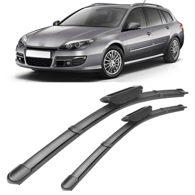 Frontscheibenwischer für Renault Laguna Wagon 2008-2015 26"+16",Windschutzscheibe sauberes Fenster Auto-Regenbürsten Wischerblatt Gummistreifen Zubehör von ZDDYUU