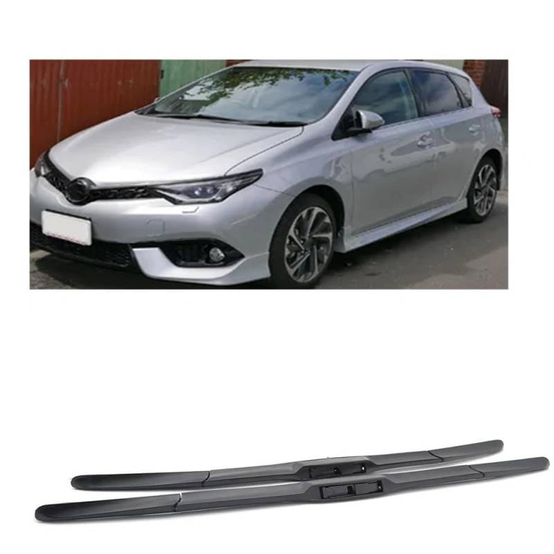 Frontscheibenwischer für Toyota Auris E180 2012-2018 26"+14",Windschutzscheibe sauberes Fenster Auto-Regenbürsten Wischerblatt Gummistreifen Zubehör von ZDDYUU