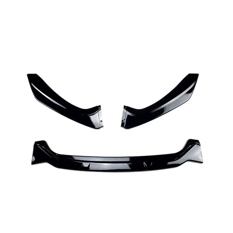Frontspoiler für BMW 1 Series F20 F21 118i 120i 2015-2019 Stoßstangenlippe aus abriebfestem Anti-Kollisionsschutz Sportliche Frontlippe Diffusor Spoilerlippe,A-Glossy Black von ZDDYUU