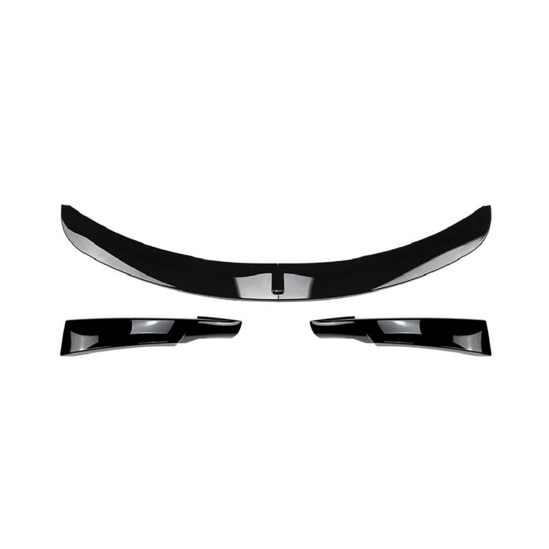 Frontspoiler für BMW 3 Series E90 E91 LCI M Sport 2009-2012 Stoßstangenlippe aus abriebfestem Anti-Kollisionsschutz Sportliche Frontlippe Diffusor Spoilerlippe,A-Glossy Black von ZDDYUU
