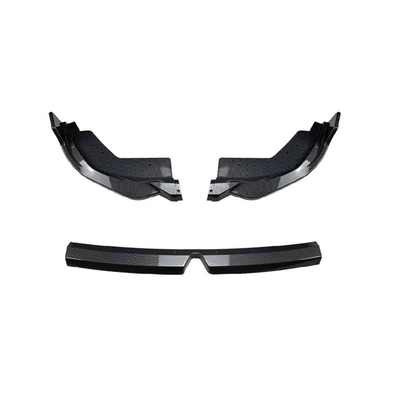 Frontspoiler für BMW 3 Series G20 LCI M Sport 320i 325i 2023+ Stoßstangenlippe aus abriebfestem Anti-Kollisionsschutz Sportliche Frontlippe Diffusor Spoilerlippe,B-Carbon Fiber von ZDDYUU