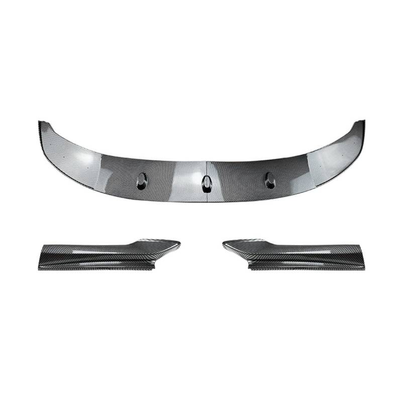Frontspoiler für BMW 5 Series F10 F11 2011-2017 Stoßstangenlippe aus abriebfestem Anti-Kollisionsschutz Sportliche Frontlippe Diffusor Spoilerlippe,B-Carbon Fiber von ZDDYUU