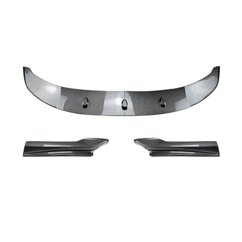 Frontspoiler für BMW 5 Series F10 F11 M Sport 2011-2017 Stoßstangenlippe aus abriebfestem Anti-Kollisionsschutz Sportliche Frontlippe Diffusor Spoilerlippe,B-Carbon Fiber von ZDDYUU