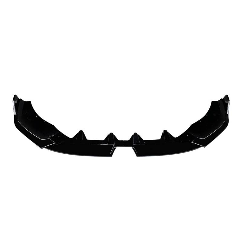Frontspoiler für BMW 5 Series I5 G60 G61 M Sport 2024+ Stoßstangenlippe aus abriebfestem Anti-Kollisionsschutz Sportliche Frontlippe Diffusor Spoilerlippe,A-Glossy Black von ZDDYUU