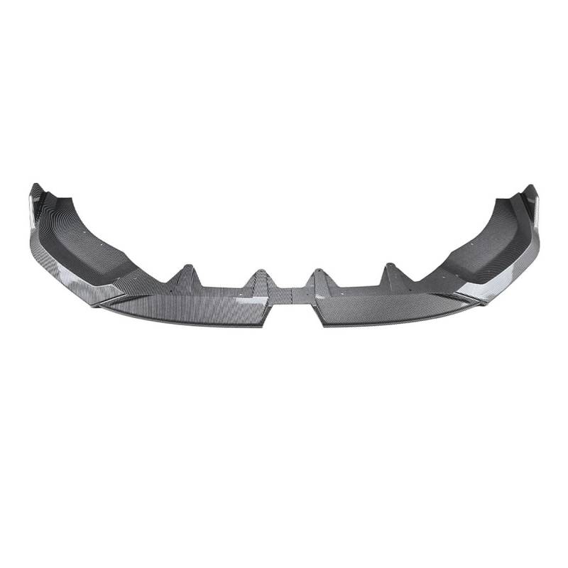 Frontspoiler für BMW 5 Series I5 G60 G61 M Sport 2024+ Stoßstangenlippe aus abriebfestem Anti-Kollisionsschutz Sportliche Frontlippe Diffusor Spoilerlippe,B-Carbon Fiber von ZDDYUU