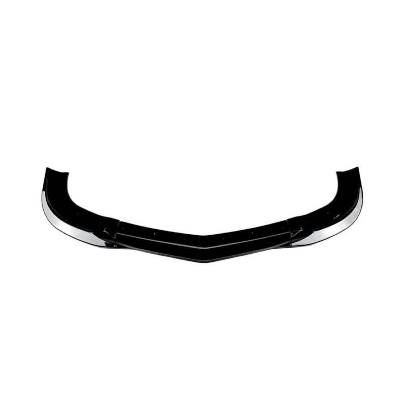 Frontspoiler für Benz C-Class C63 AMG W204 Early 2007-2010 Stoßstangenlippe aus abriebfestem Anti-Kollisionsschutz Sportliche Frontlippe Diffusor Spoilerlippe,A-Glossy Black von ZDDYUU