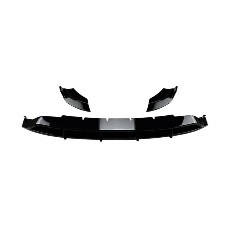 Frontspoiler für Benz GLC-Class X254 GLC260 300 2023+ Stoßstangenlippe aus abriebfestem Anti-Kollisionsschutz Sportliche Frontlippe Diffusor Spoilerlippe,A-Glossy Black von ZDDYUU