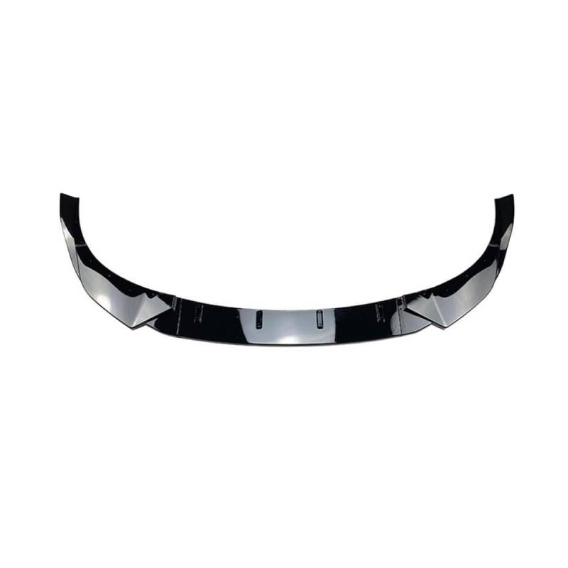 Frontspoiler für Hyundai i30N MK3 MK3.5 Late 2020+ Stoßstangenlippe aus abriebfestem Anti-Kollisionsschutz Sportliche Frontlippe Diffusor Spoilerlippe,A-Glossy Black von ZDDYUU