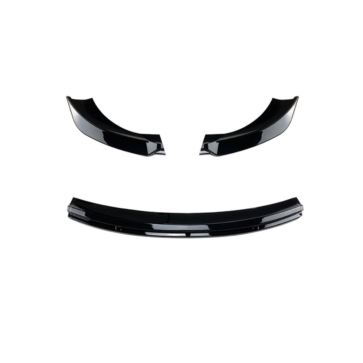Frontspoiler für Tesla Model 3 2017+ Stoßstangenlippe aus abriebfestem Anti-Kollisionsschutz Sportliche Frontlippe Diffusor Spoilerlippe,A-Glossy Black Frontspoiler für Tesla Model 3 2017+ Stoßstangenlippe aus abriebfestem Anti-Kollisionsschutz Sportliche Frontlippe Diffusor Spoilerlippe,A-Glossy Black von ZDDYUU