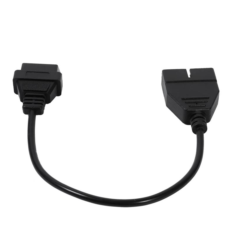 12 Pin OBD1 Bis 16 Pin OBD2 -Adapterkabel, ABS -Kunststoff -Diagnoseanschluss, Passt nach 1996, 12 Pin zu OBD2 16 -Pin -Konverter, 1 für OBD1 12 -Pin -Sockel mit 16 Pin OBD2 von ZDETGU
