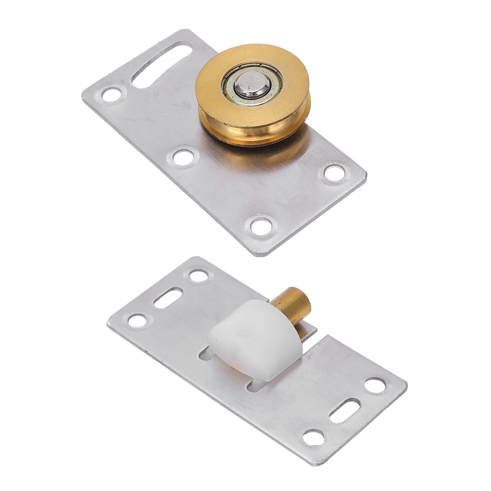 2 Sets Schiebetür Roller Messing Edelstahlscheibe für Hausgarderobe und Kleiderschrank 30mm OD 2 Sets Schiebetür Roller Messing Edelstahlscheibe für Hausgarderobe und Kleiderschrank 30mm OD von ZDETGU