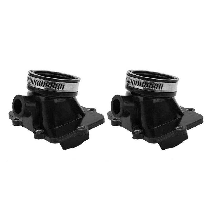2-teiliger Vergaser-Ansaugkrümmer-Faltenbalg Passend für Ski-Doo GSX/MXZ/GTX 500SS mit Gummi-Ansaugkrümmerverbindung, OE 420867887 für Ski-Doo MXZ 500SS Adrenaline, 2004-2008 von ZDETGU