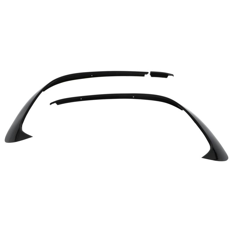 3pcs Glänzende Schwarze Vordere Stoßfänger-Spoiler-Splitter-Trimm-Ersatz für A-Klasse W176 Zeile 2015 2018 von ZDETGU