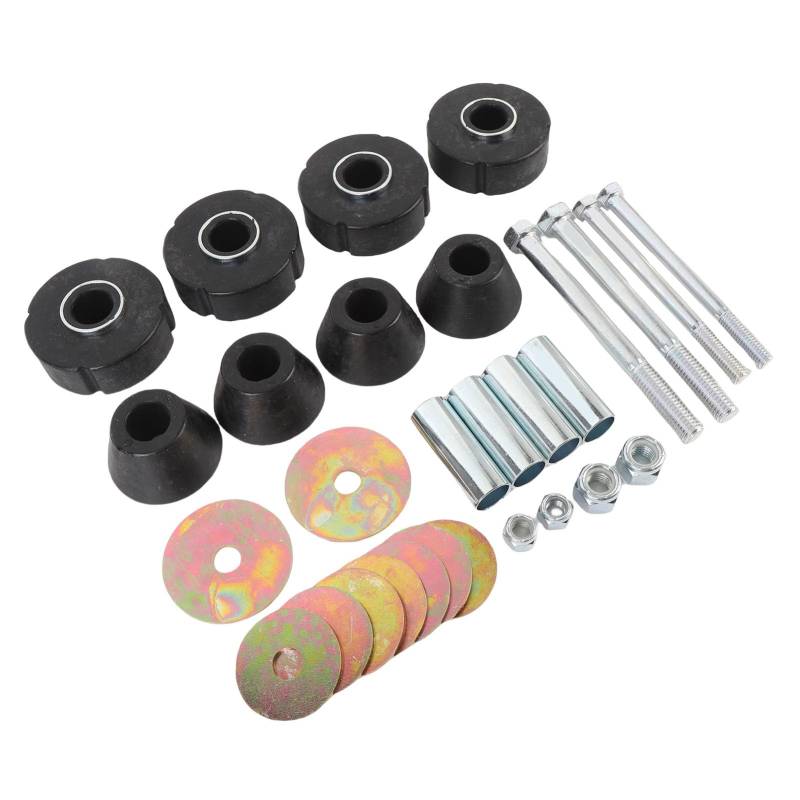 CAB Mount Gummi -Buchse C677204 Verbesserte Manövrierfähigkeit Verbessertes Traktionskabine -Hardware -Hardware -Kit für 1/2 Tonnen LKWs von ZDETGU