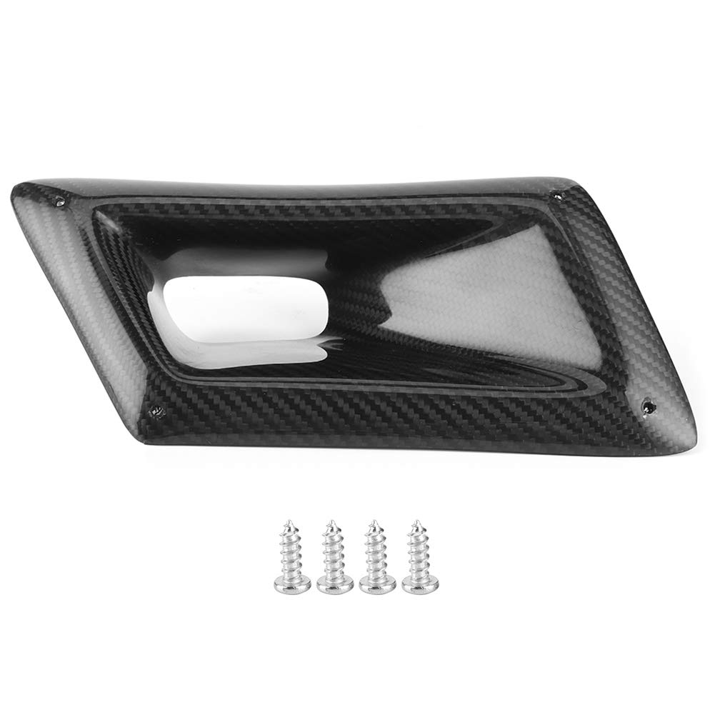 Carbon Faser Stoßfänger Lufteinlasskanal Stoßfänger Luftentlüftungskanalanlagenablagerung für 350Z Z33 2003-2009 mit 3K Glossy Finish Anti-Anti (Rechte Windentlüftung) von ZDETGU