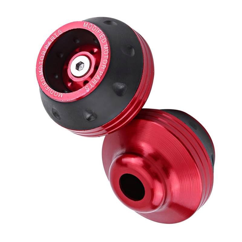 -Frontgabel -Rahmen -Schieberegler, CNC -Aluminiumräder Guard Fall Fall Protection Scooter Moped, Hochwertiges Paar Links Rechts (Rot) von ZDETGU