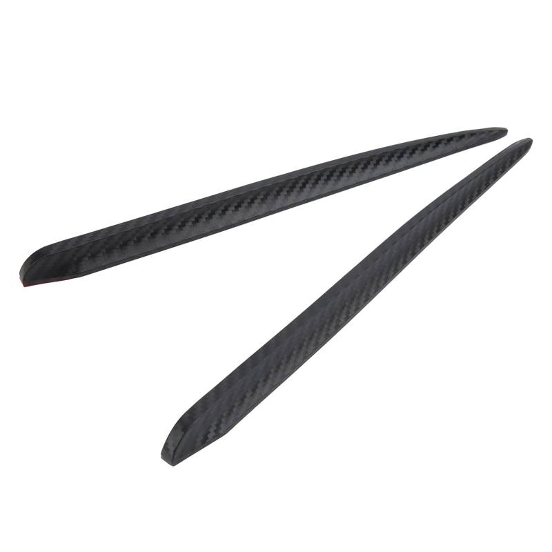 Universal 2PCS Front Stoßfänger Beschützer Eckschutz in Kohlefaserfarbe für Verbesserung und Stil von ZDETGU