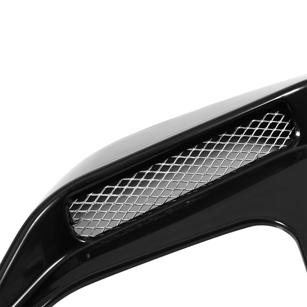 Verwandeln Sie Ihr Fahrzeug mit 2X Auto Dekorativen Schaufel -Auslass -Einlasshaube Vent Motorhaube Universal DIY Black (Black) von ZDETGU