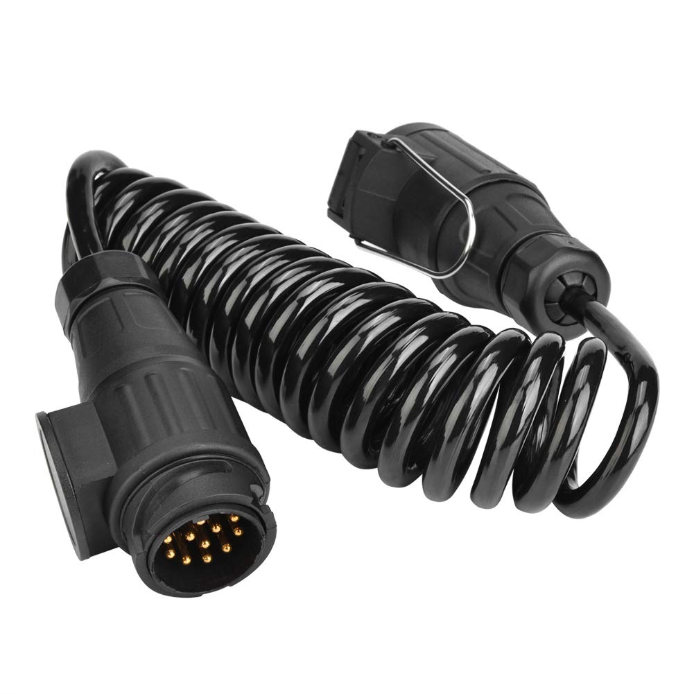 ZDETGU 13 Pin -Anhänger -Stecker Verkabelung Federkabelanschlussadapter für Anhänger Caravan ZDETGU 13 Pin -Anhänger -Stecker Verkabelung Federkabelanschlussadapter für Anhänger Caravan von ZDETGU