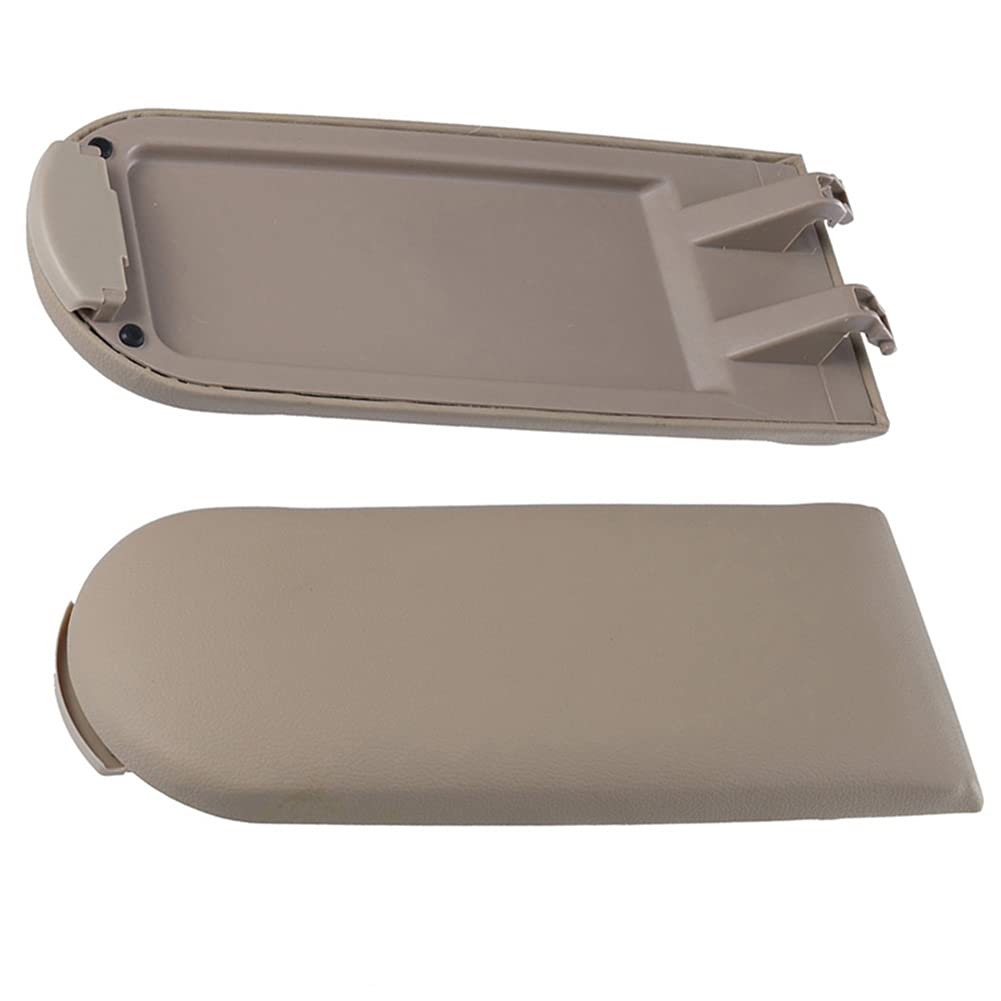 ZDETGU Armlehre Deckel Armladen Abdeckung Center Konsole Ersatz Ultra Leichtes Lederpolster mit Premium ABS-Bottom-Halterung für MK4 B5 1998-2009 (Beige) von ZDETGU