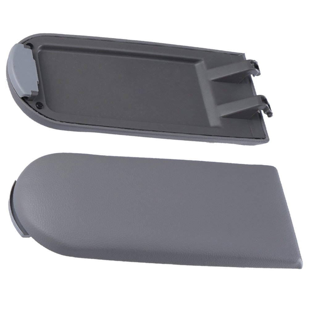 ZDETGU Armlehre Deckel Armladen Abdeckung Center Konsole Ersatz Ultra Leichtes Lederpolster mit Premium ABS-Bottom-Halterung für MK4 B5 1998-2009 (Grey) von ZDETGU