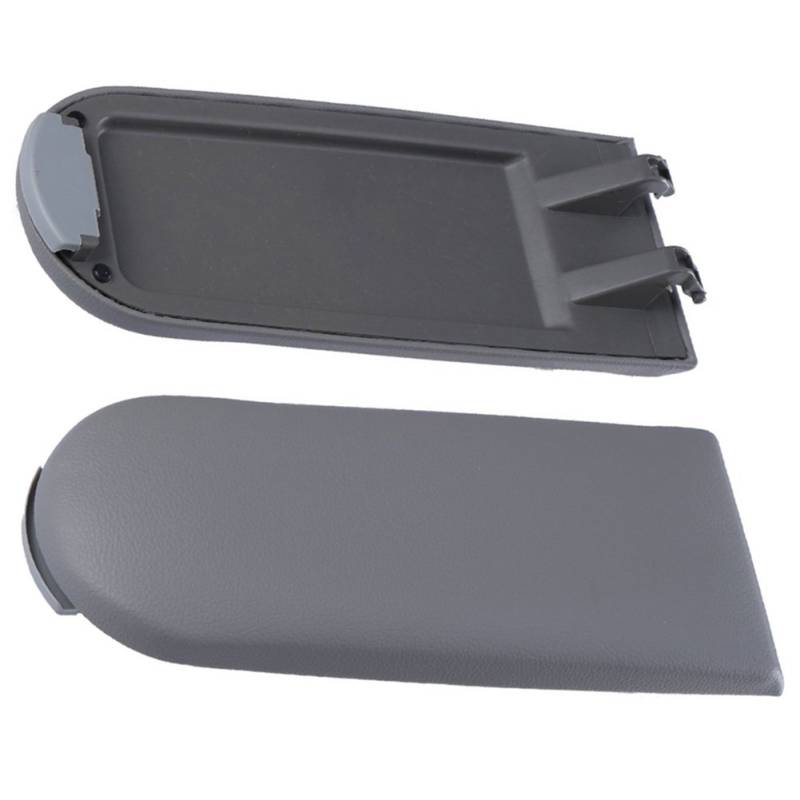 ZDETGU Armlehre Deckel Armladen Abdeckung Center Konsole Ersatz Ultra Leichtes Lederpolster mit Premium ABS-Bottom-Halterung für MK4 B5 1998-2009 (Grey) von ZDETGU