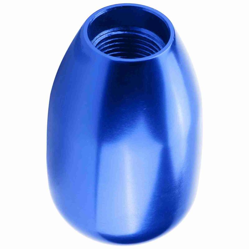 ZDETGU Autokupplungsknopf, Upgrade Universal Manual Shifter Head mit 3 Adaptern, Metallmaterial, Hoher Zuverlässigkeit, Einfache Installation, Brandneu, Rotblau Silberschwarz Farbig von ZDETGU