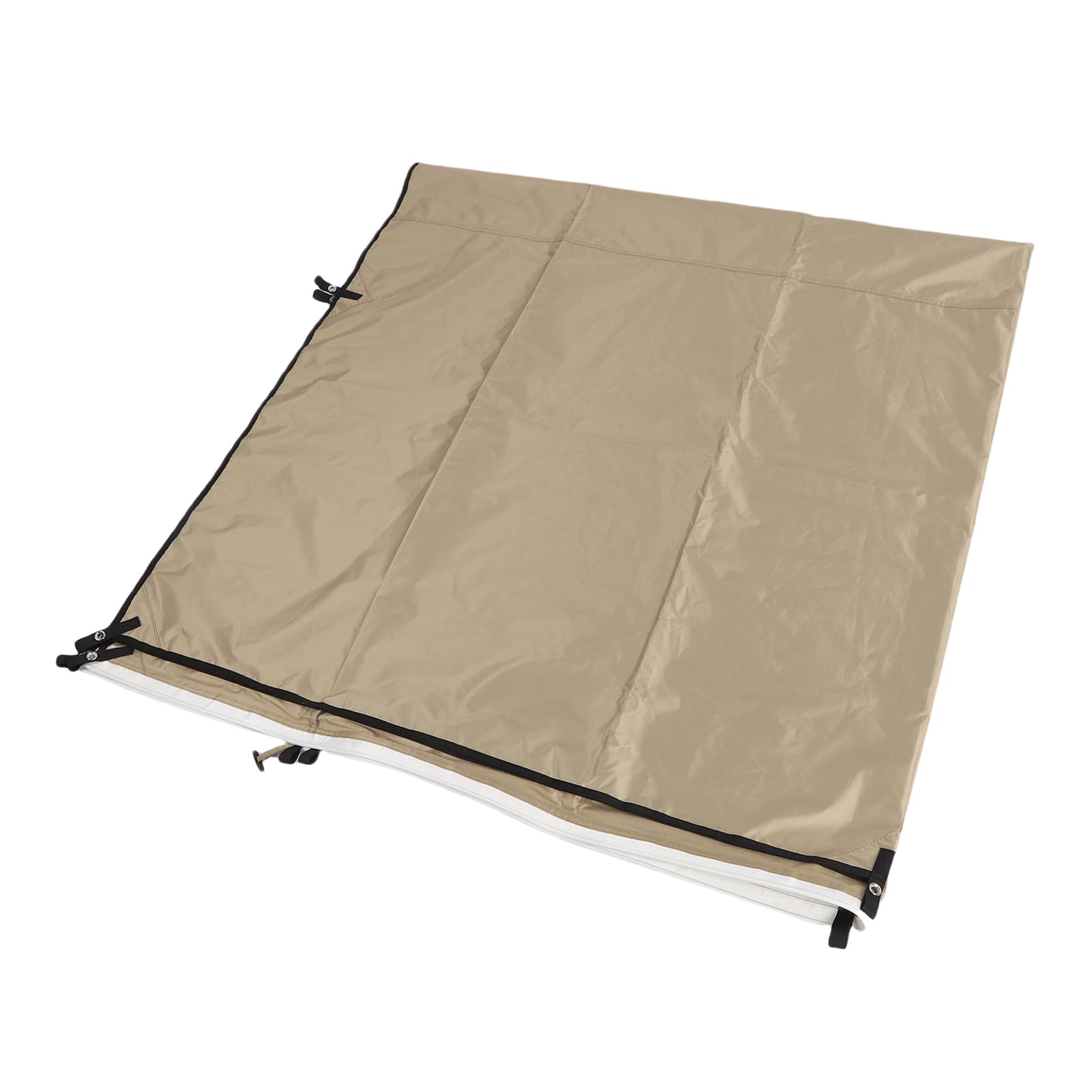 ZDETGU Car Camping Markisen, Wasserdichtes -Schutz Tragbarer Baldachin für SUV -Camping, Hergestellt aus Dem 210D -Polyester mit Silberbeschichtung für Sonne, Regen, Windschutz (Khaki) von ZDETGU