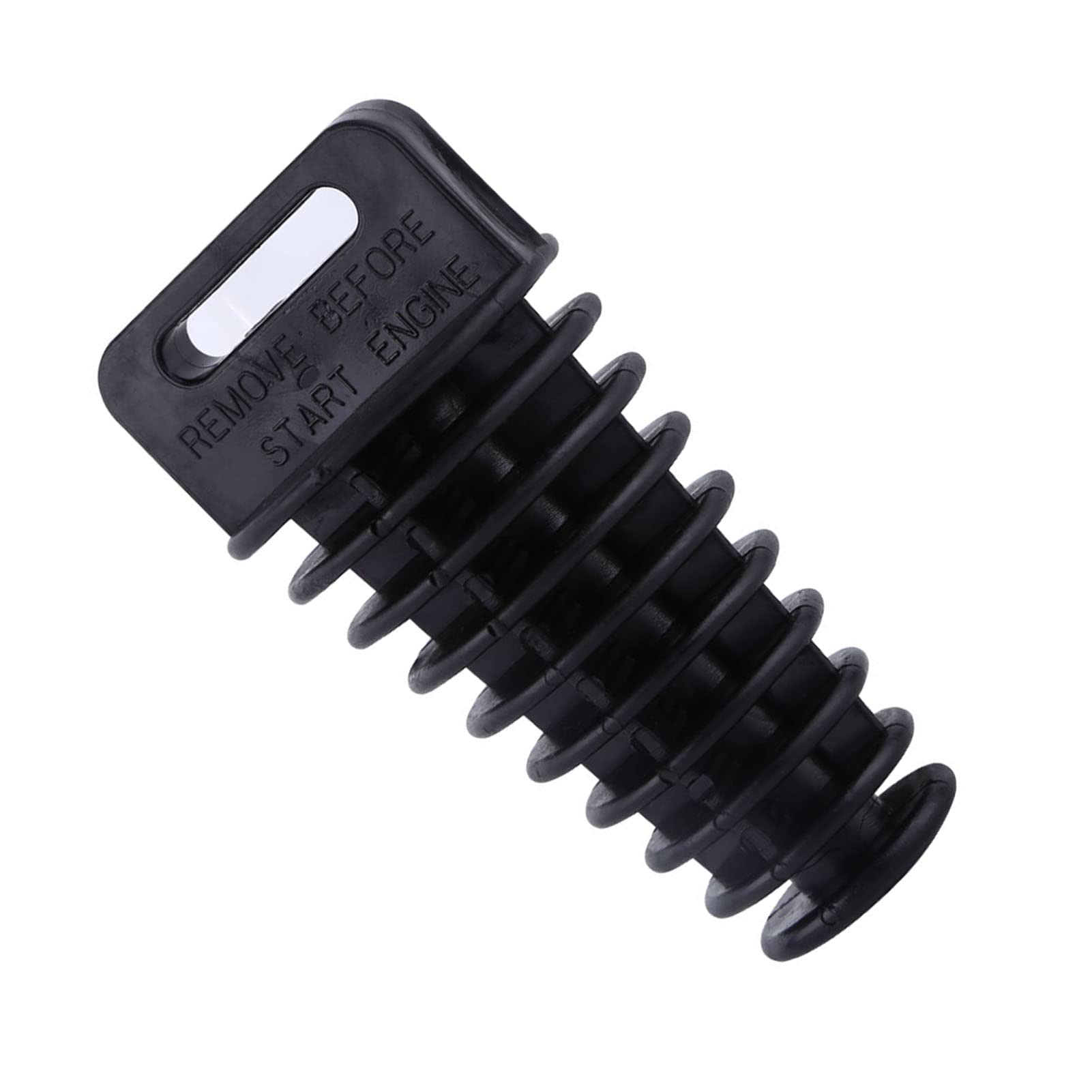 Zdetgu Universal Gummi -Motorrad -ATV -Auspuff -Schalldämpfer, Schalldämpferrohrstopfen, Sich Verjüngter Anpassung von 27 Mm Bis 48 Mm Verhindert, Dass Wasser, Feuchtigkeit (BLACK) von ZDETGU