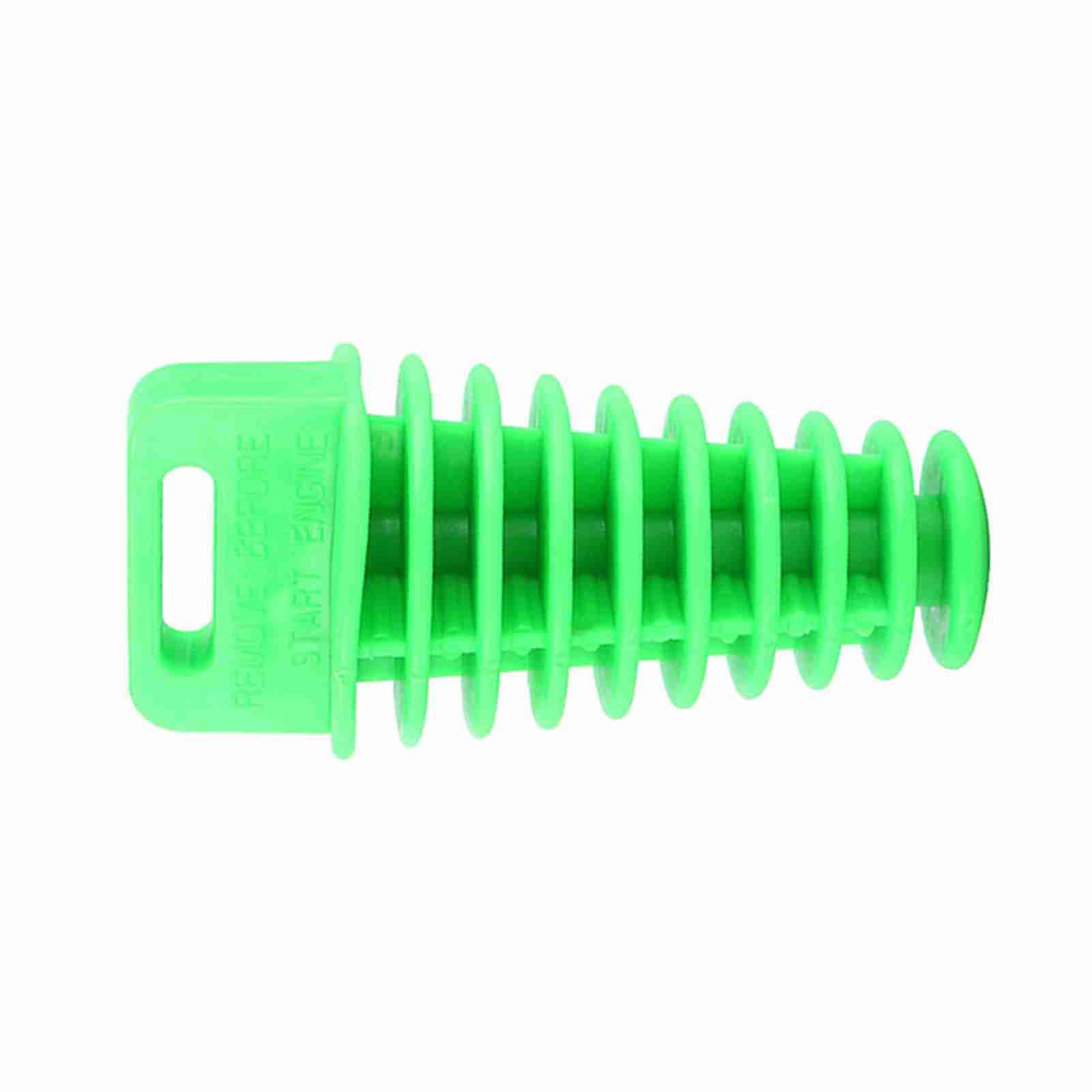 Zdetgu Universal Gummi -Motorrad -ATV -Auspuff -Schalldämpfer, Schalldämpferrohrstopfen, Sich Verjüngter Anpassung von 27 Mm Bis 48 Mm Verhindert, Dass Wasser, Feuchtigkeit (GREEN) von ZDETGU