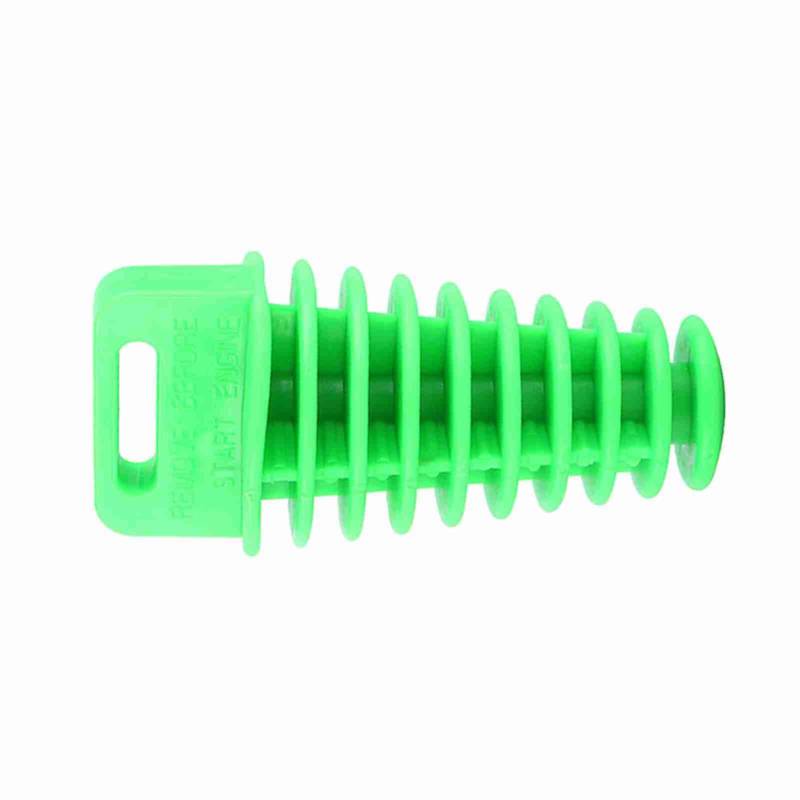 Zdetgu Universal Gummi -Motorrad -ATV -Auspuff -Schalldämpfer, Schalldämpferrohrstopfen, Sich Verjüngter Anpassung von 27 Mm Bis 48 Mm Verhindert, Dass Wasser, Feuchtigkeit (GREEN) von ZDETGU