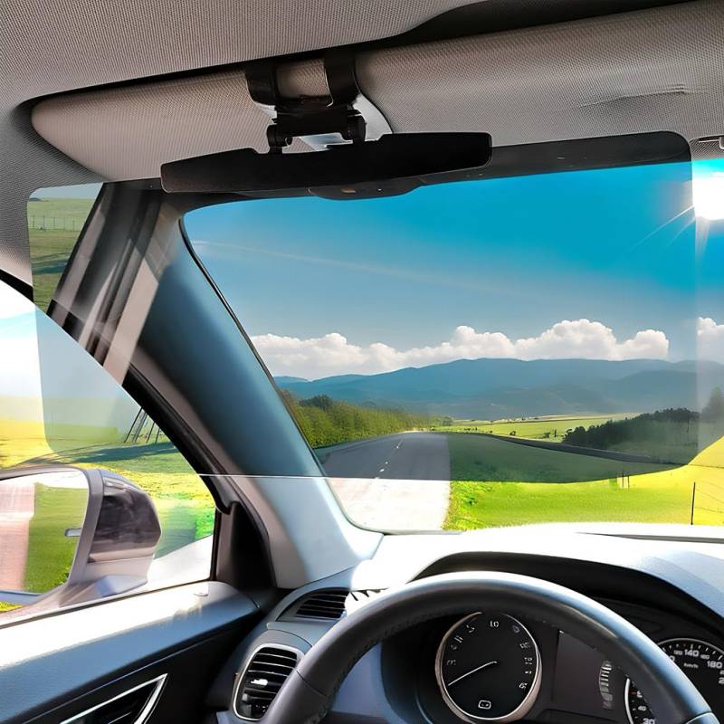 Auto-Sonnenblendenverlängerung,kompatibel mit MK1 Mk2 Mk3 MK4 MK5 MK6 MK7, Auto-Windschutzscheiben-Sonnenstreifen von ZDHXZYQ