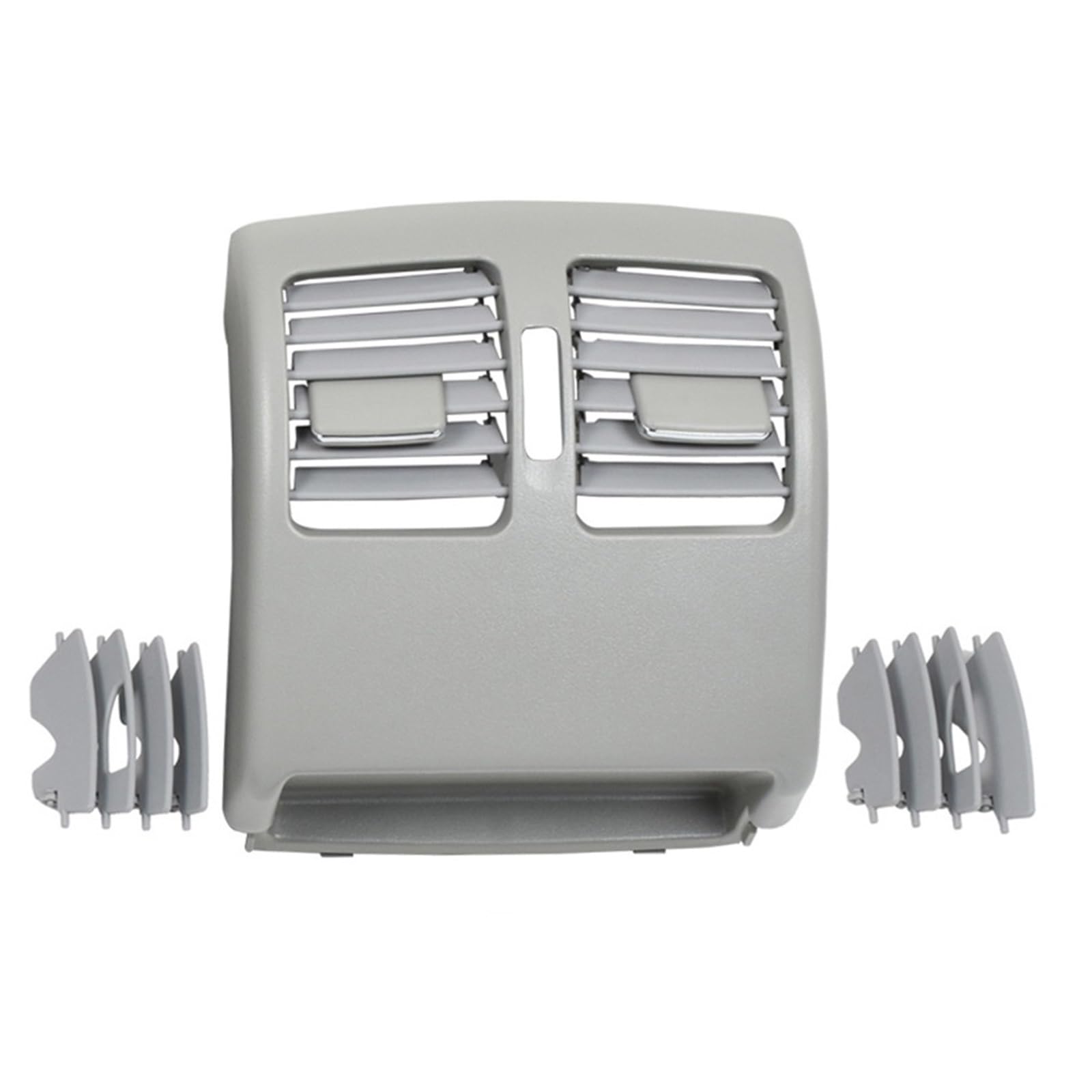 AC-Klimaanlagen-Entlüftungsauslass Rücksitz-Klimaanlage, AC-Entlüftungsgitter, passend for Mercedes Benz W204 C180 C200 220 230 260 300 350 2007–2010 W207 E 2010–2012 20483003549051(Standard Gray) von ZDPVK