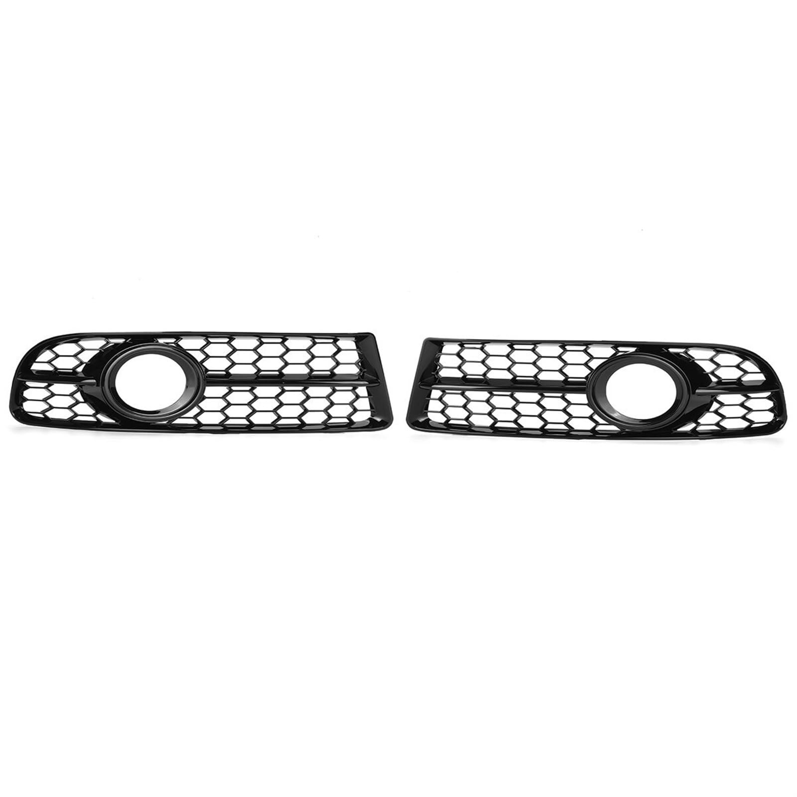 Kühlergrill Nebelscheinwerfer 1 Paar Auto-Nebelscheinwerfergrill for die vordere Stoßstange, Nebelscheinwerfergrill, Wabenform, for Audi, for A4 B7 S4 B7 A4 S-Line 2005-2008 8E0807681F 8E0807682F(Blac Kühlergrill Nebelscheinwerfer 1 Paar Auto-Nebelscheinwerfergrill for die vordere Stoßstange, Nebelscheinwerfergrill, Wabenform, for Audi, for A4 B7 S4 B7 A4 S-Line 2005-2008 8E0807681F 8E0807682F(Blac von ZDPVK