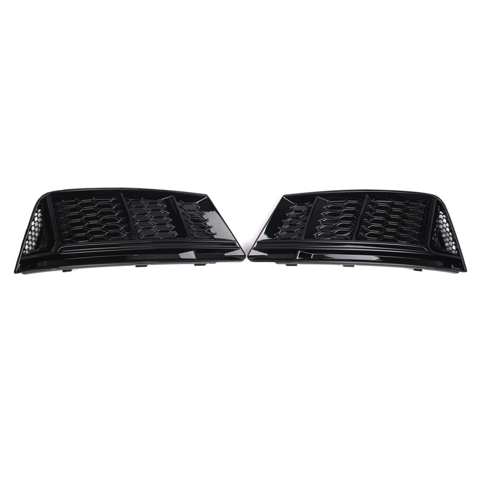 Kühlergrill Nebelscheinwerfer 1 Paar glänzend Schwarze Auto-Frontstoßstange, untere Nebelscheinwerfer-Lampengrillabdeckung, for Audi, for A4 B9 2016 2017 2018, Autozubehör Kühlergrill Nebelscheinwerfer 1 Paar glänzend Schwarze Auto-Frontstoßstange, untere Nebelscheinwerfer-Lampengrillabdeckung, for Audi, for A4 B9 2016 2017 2018, Autozubehör von ZDPVK