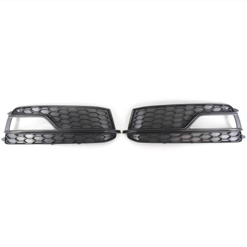Kühlergrill Nebelscheinwerfer 2 STÜCKE Auto Frontstoßstange Nebelscheinwerfer Kühlergrill Nebelscheinwerfer Grillabdeckung Verkleidung ， for Audi ， for A5 S-Line S5 2013 2014 2015 2016 8T0807681K 8T08 von ZDPVK