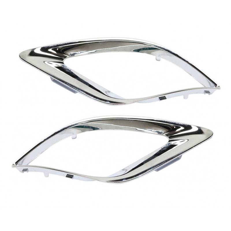 Kühlergrill Nebelscheinwerfer Auto-Frontstoßstange, Nebelscheinwerfer-Abdeckung, Grillverkleidung, for Dodge, for Durango 2014 2015 2016 2017 2018 2019 2020, verchromtes Zubehör 05113745AB 05113744AB( von ZDPVK