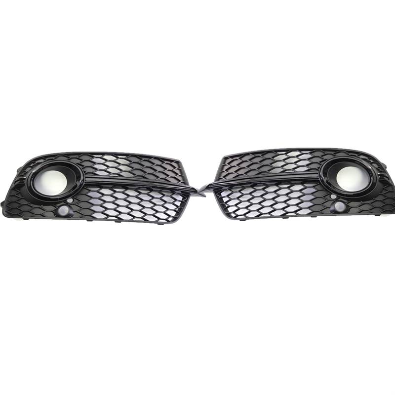 Kühlergrill Nebelscheinwerfer Auto-Frontstoßstange, Nebelscheinwerfer-Kühlergrill, schwarz glänzend, for Audi, for Q5 S-Line SQ5 Sport 4 Türen 2014 2015 2016 2017, Auto-Styling von ZDPVK